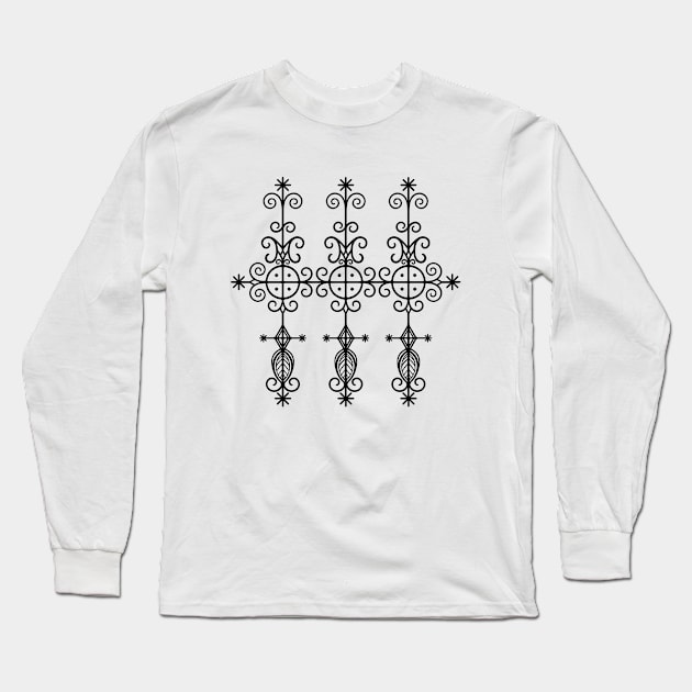 Marassa Jumeaux Veve Long Sleeve T-Shirt by OccultOmaStore